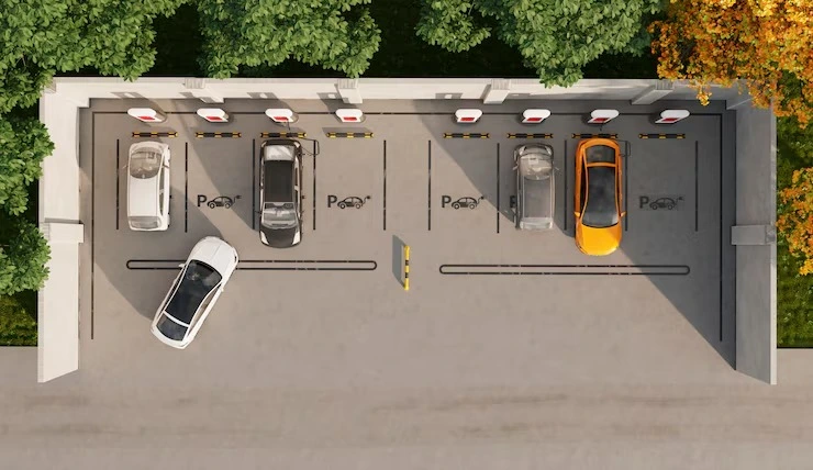 Aula de direção baliza e garagem