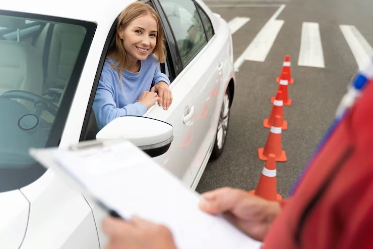 Auto escola de treinamento para habilitados